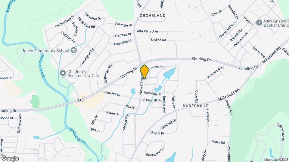 2455 New Clinton Rd Map and Location Details