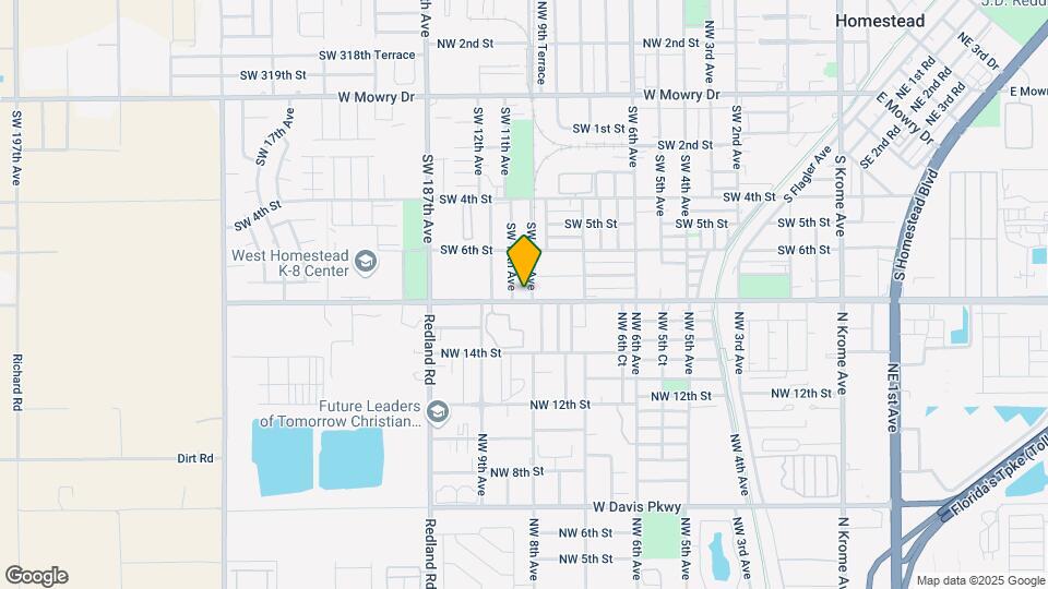 1017 SW 8th St Map and Location Details