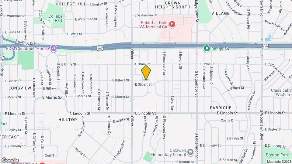 4910 E Gilbert St Map and Location Details