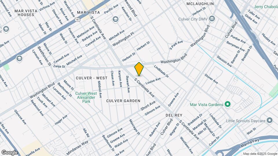4240 S Centinela Ave Map and Location Details