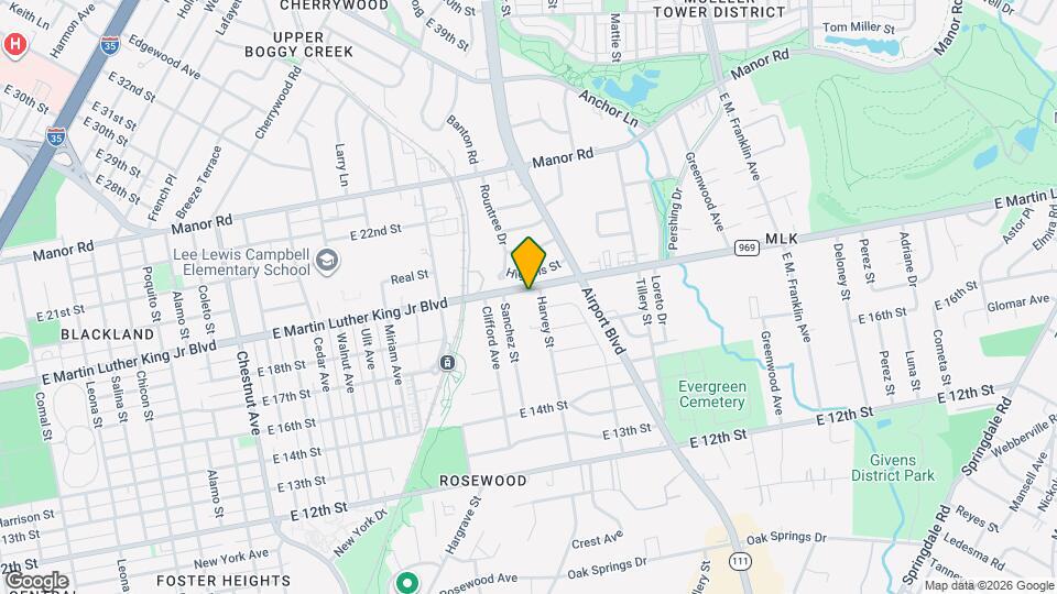 2933 E Martin Luther King Jr Blvd Map and Location Details