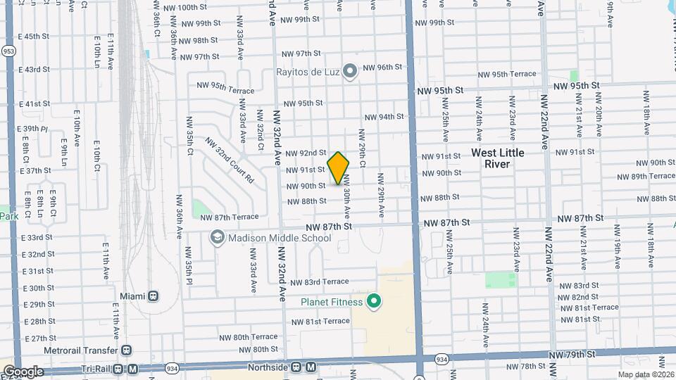 3020 NW 90th St Map and Location Details
