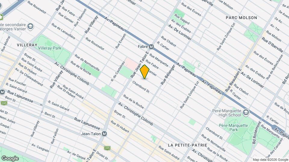 7050-7056 De Lanaudière Rue Map and Location Details
