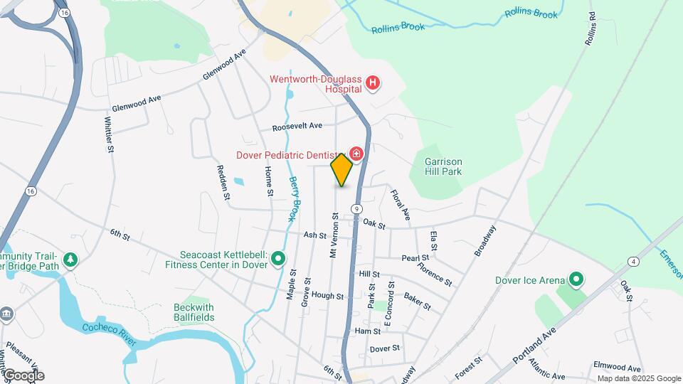 107 Mt Vernon St Map and Location Details