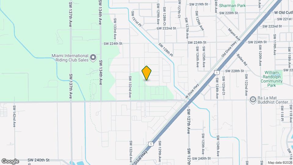 12990 SW 229th Ter Map and Location Details