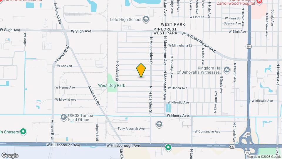 4513 W Jean St Map and Location Details