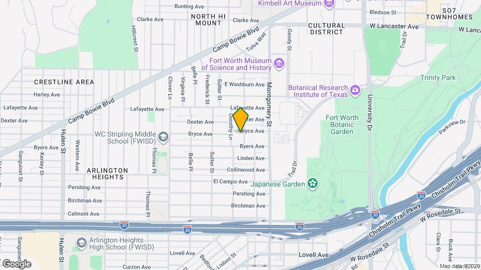 3705 Bryce Ave Map and Location Details