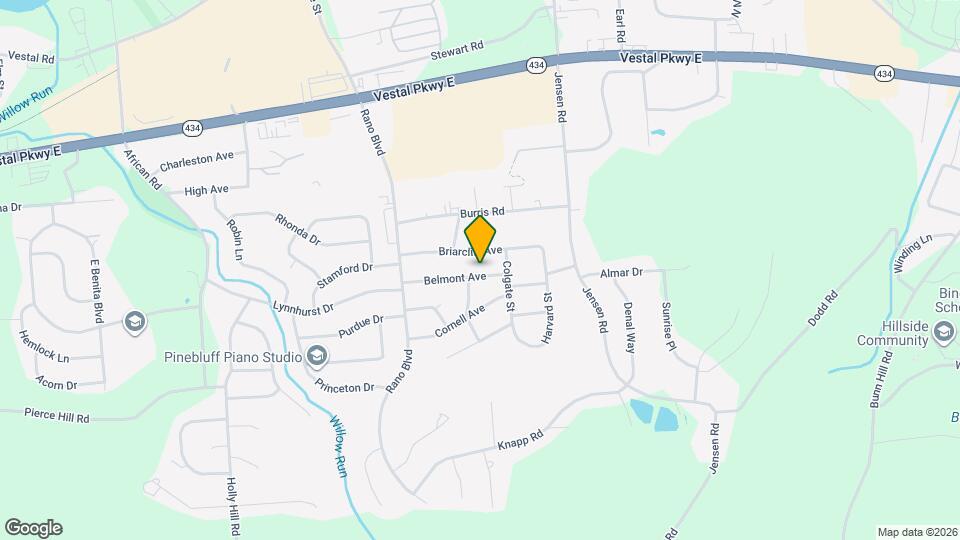 3137 Belmont Ave Map and Location Details