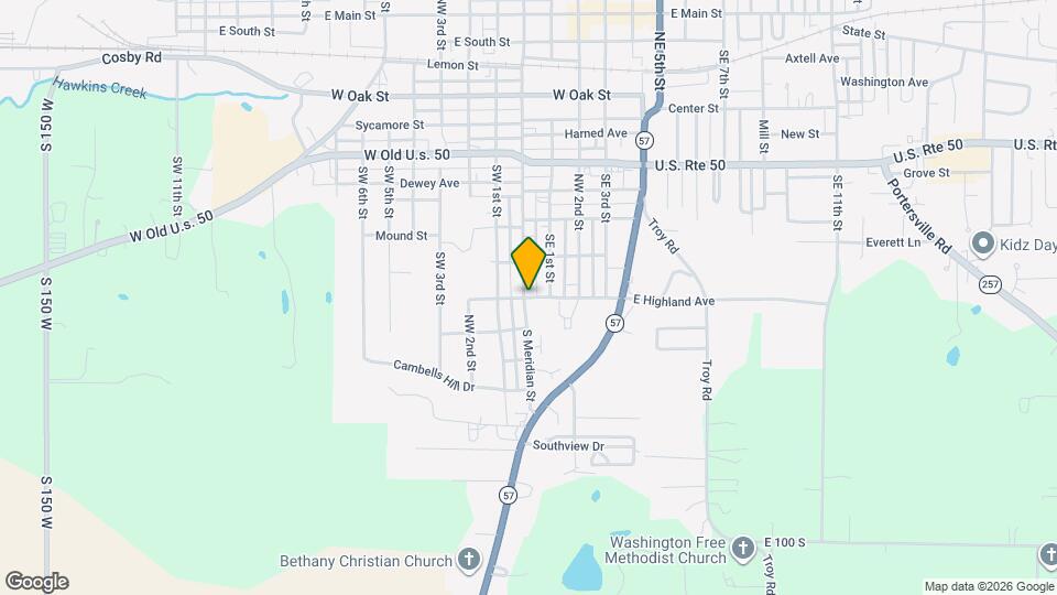 Washington Highland Apartments Map and Location Details