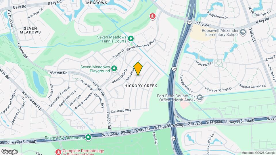 7122 Brockington Dr Map and Location Details