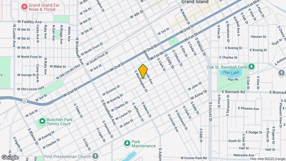 1124 W Koenig St Map and Location Details