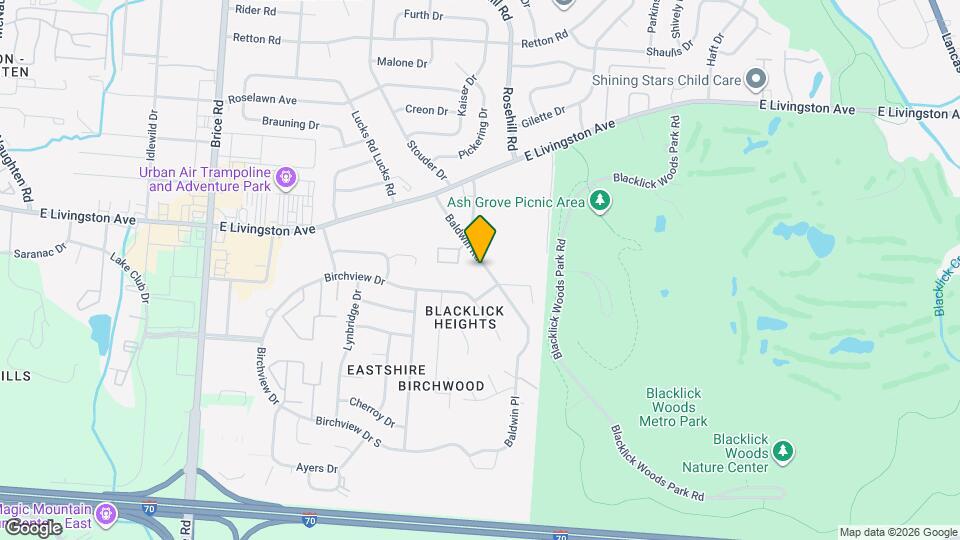 2011 Baldwin Rd Map and Location Details