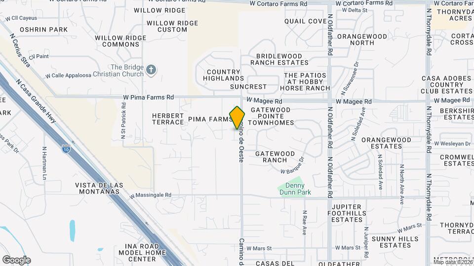 7860 N Scholes Ave Map and Location Details