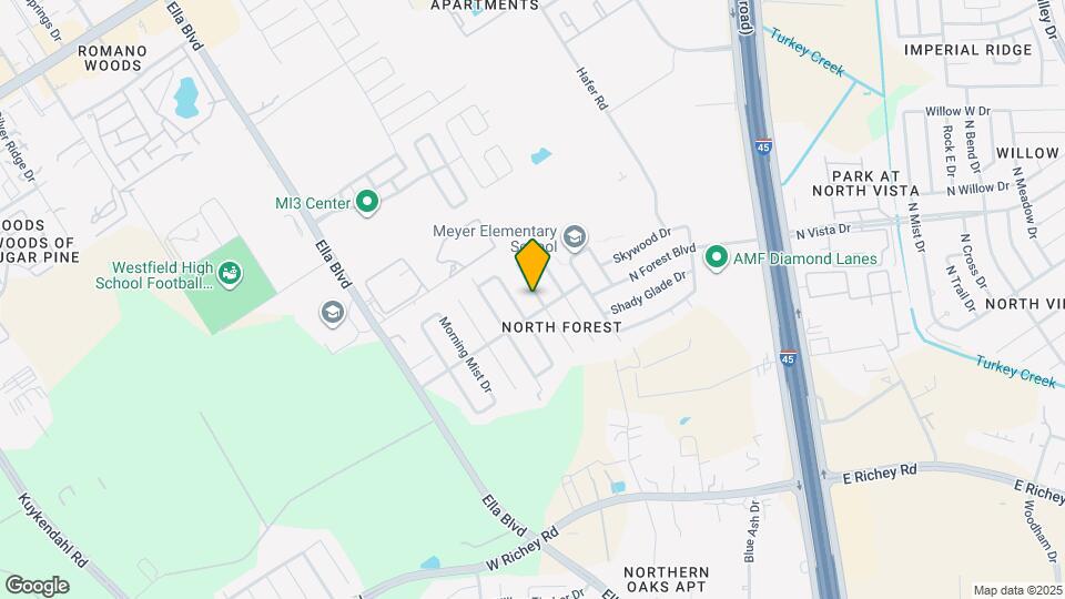 16311 Green Shade Dr Map and Location Details