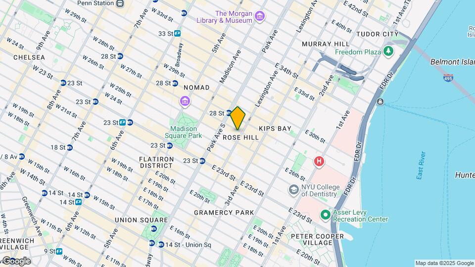 90 Lexington Ave Map and Location Details