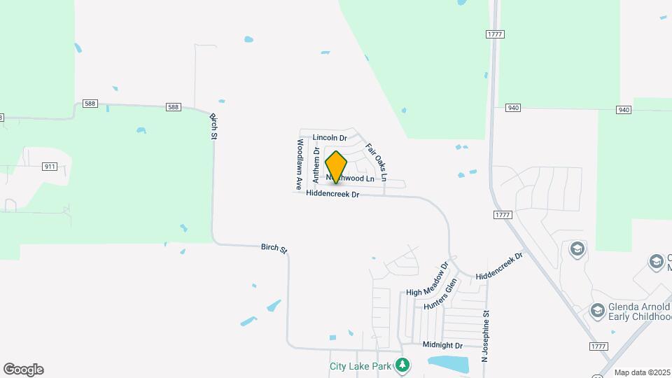 1020 Hiddencreek Dr Map and Location Details