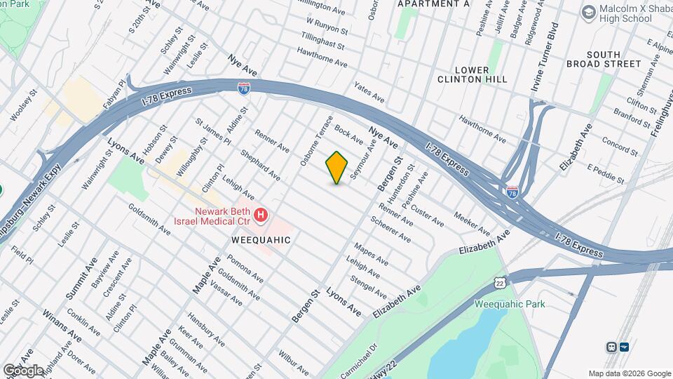 149-151-151 Scheerer Ave, Unit 2 Mapa y Detalles de la Ubicación