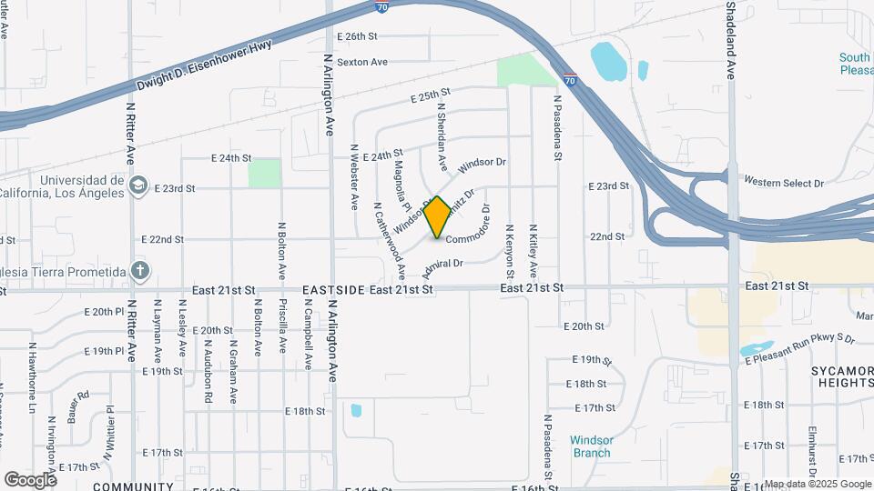 6149 Commodore Dr Map and Location Details