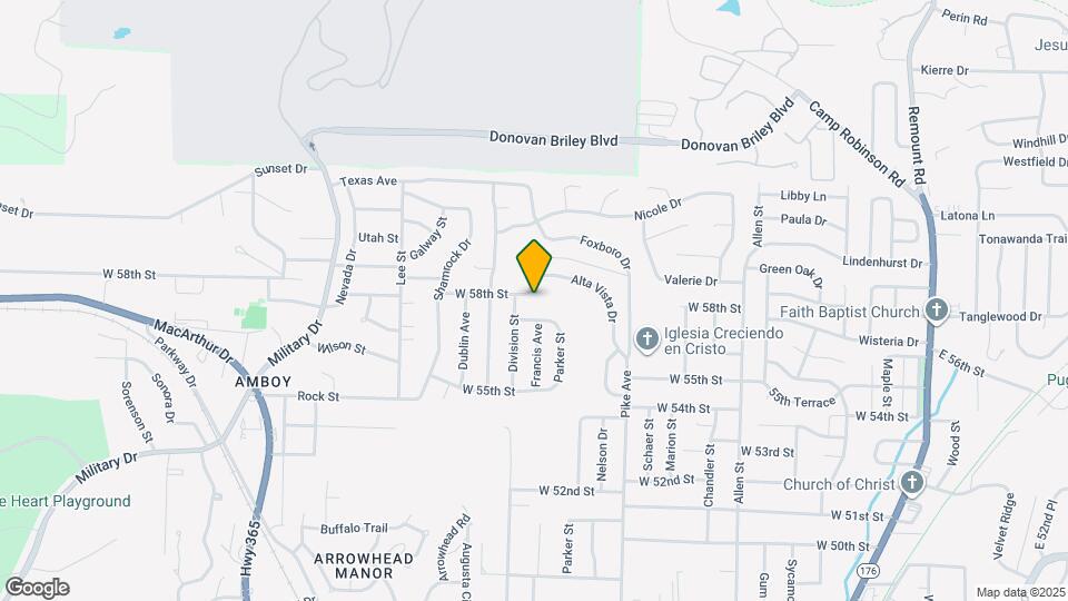 1408 W 58th St Map and Location Details