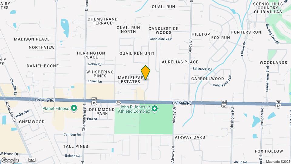 9481 Hummingbird Blvd Map and Location Details
