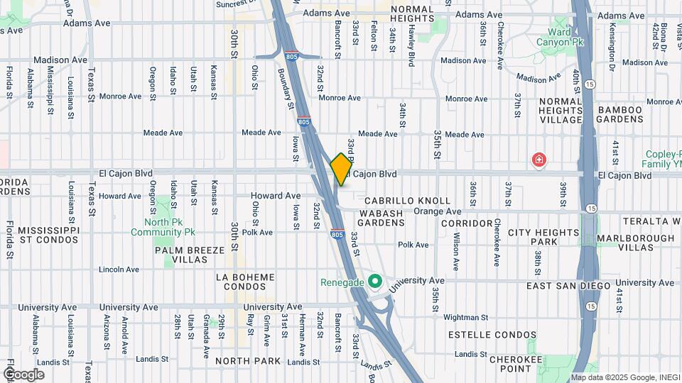 3255 Bramson Pl Map and Location Details
