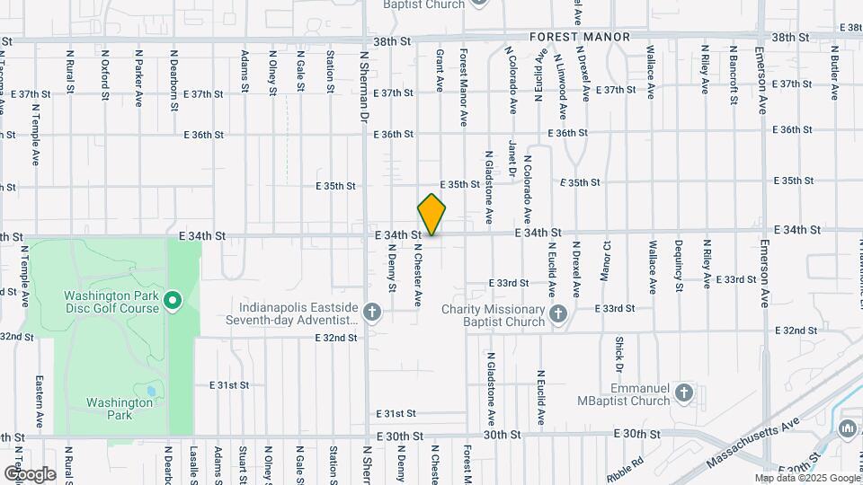 4015 E 34th St Map and Location Details