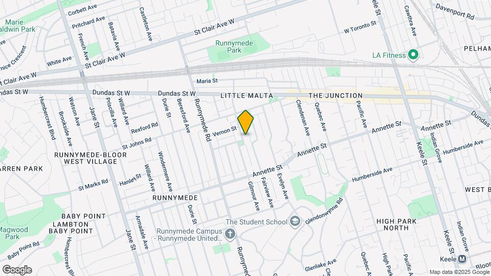 195 Gilmour Ave Map and Location Details