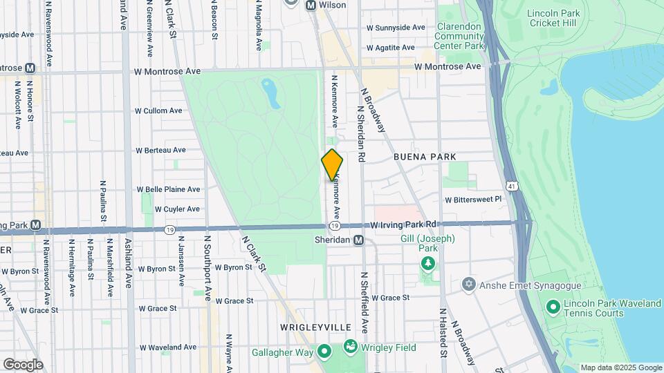4060 N Kenmore Ave Mapa y Detalles de la Ubicación