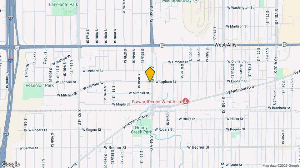 1601 S 84th St Map and Location Details