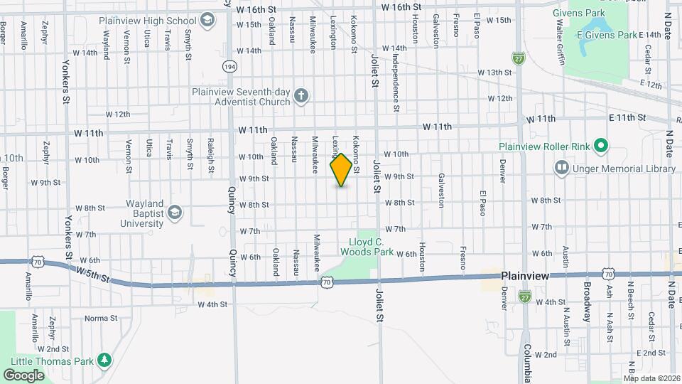 806 Lexington Map and Location Details