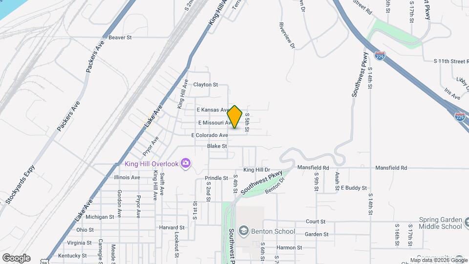 513 E Colorado Ave Map and Location Details