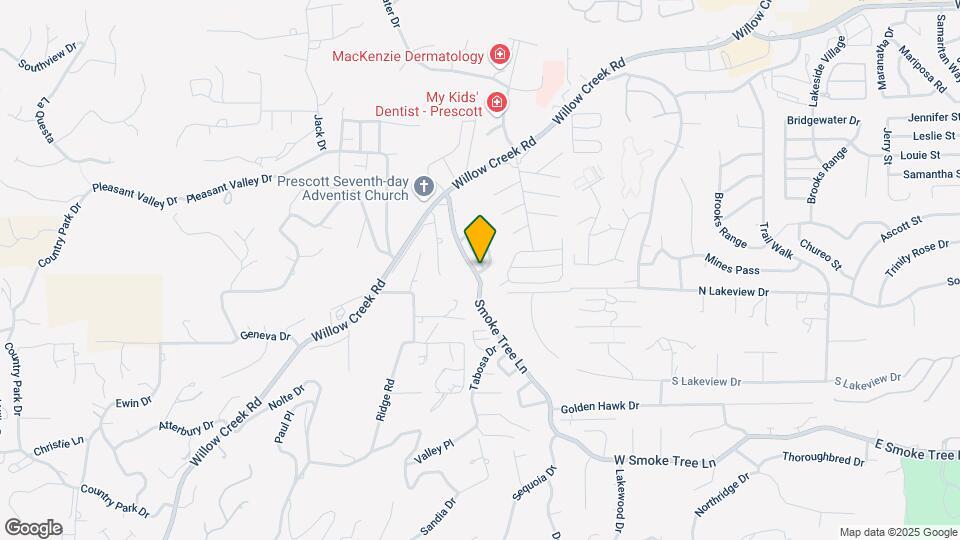 2851 Smoke Tree Ln Map and Location Details