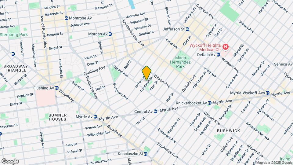 169 Troutman St Map and Location Details