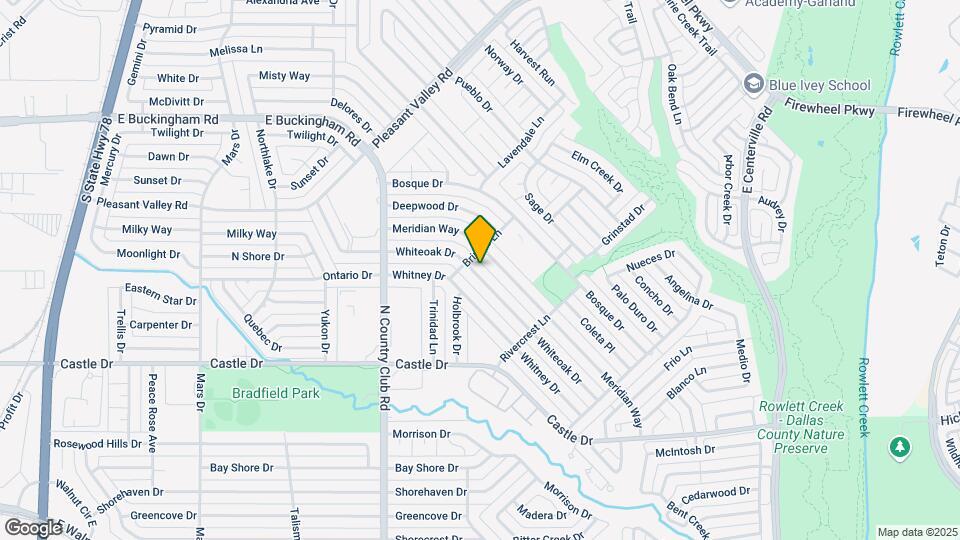 1609 Whiteoak Dr Map and Location Details