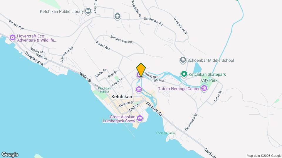 Ketchikan Apartments Map and Location Details