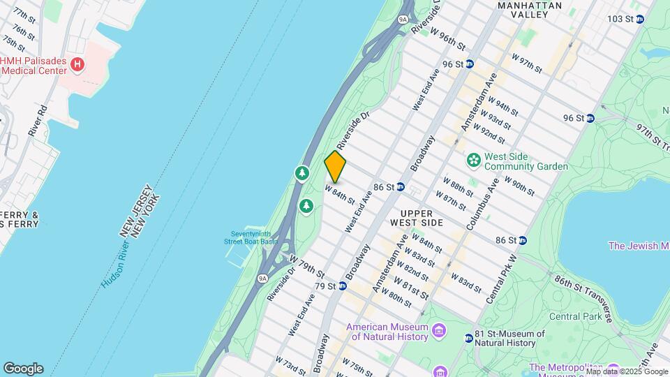 349 W 84th St Map and Location Details