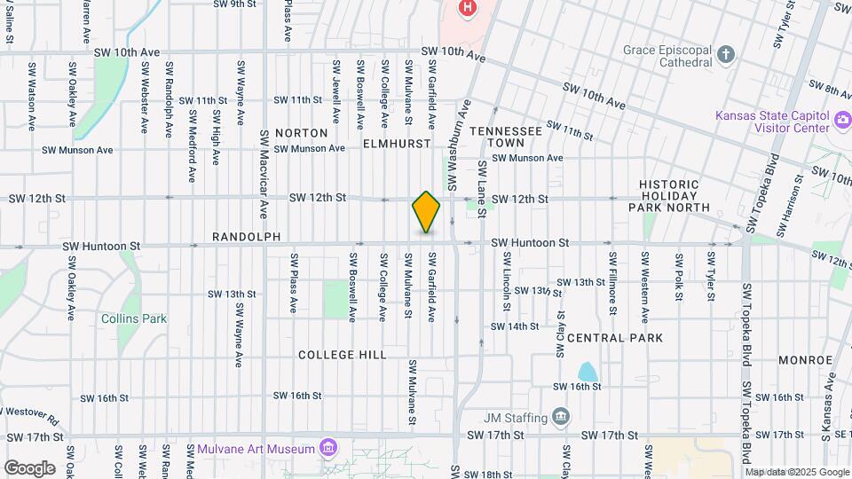 1239 SW Garfield Ave Map and Location Details