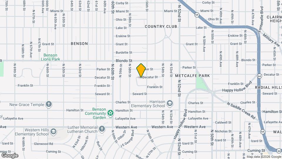 5617 Decatur St Map and Location Details