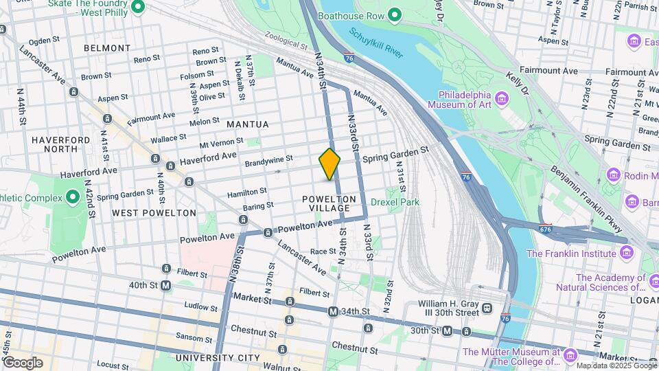 3404 Hamilton St Map and Location Details