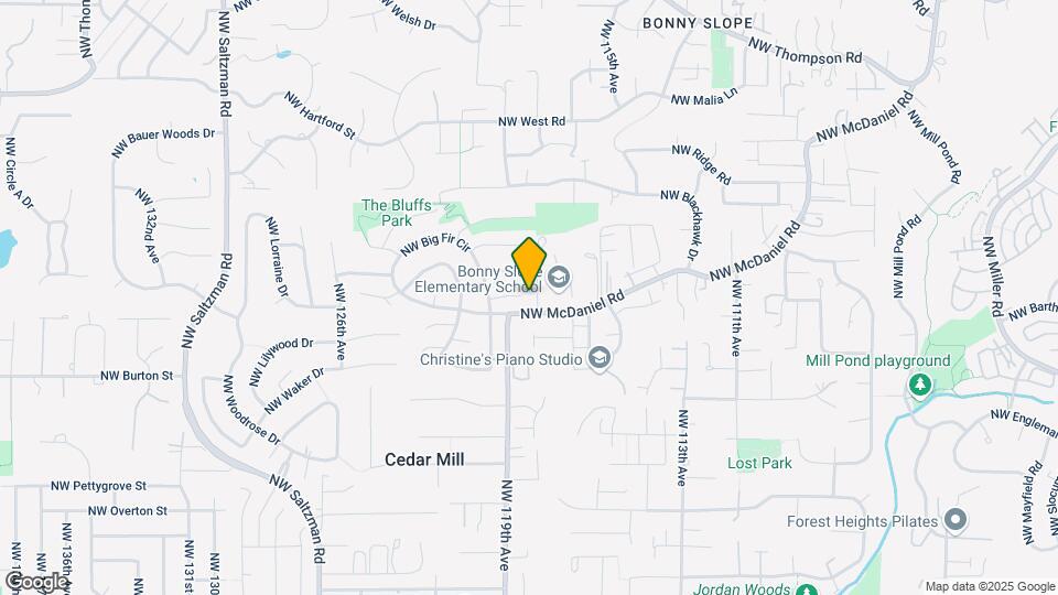 11820 NW Marylee Ct Map and Location Details