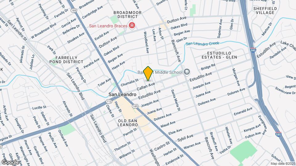 338 Callan Ave Mapa y Detalles de la Ubicación