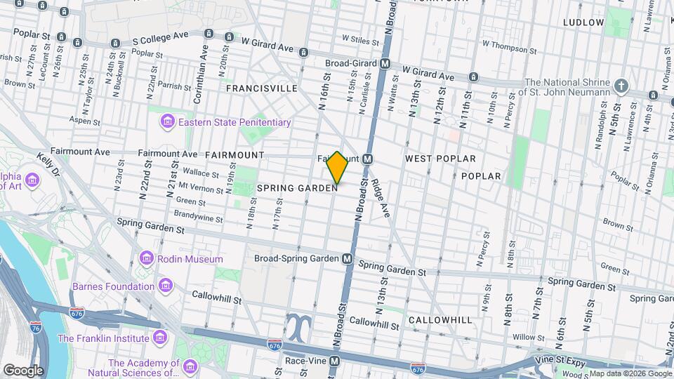 643-645 N 15th St Map and Location Details