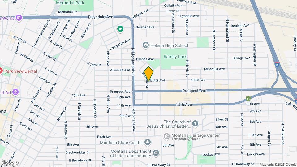 1301 Butte Ave Map and Location Details