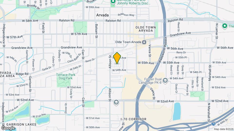 5425 Zephyr St, Unit 201 Map and Location Details