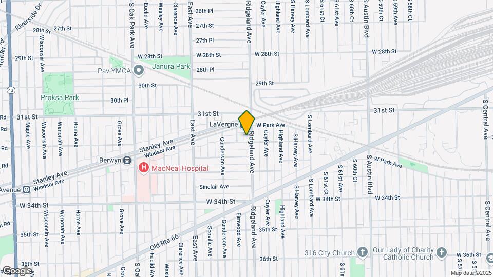 3144 Ridgeland Ave-Unit -G Map and Location Details