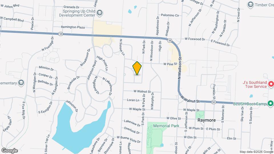 205 N Walker Dr Map and Location Details