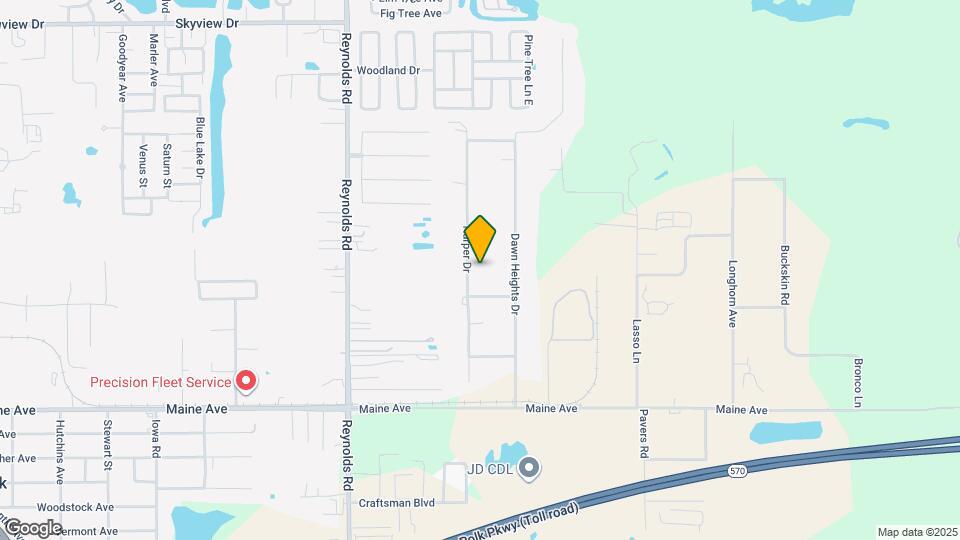 2220 Christy Ln Map and Location Details