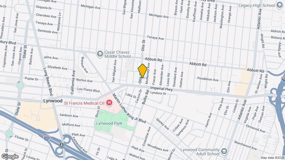 10930 Otis St Map and Location Details