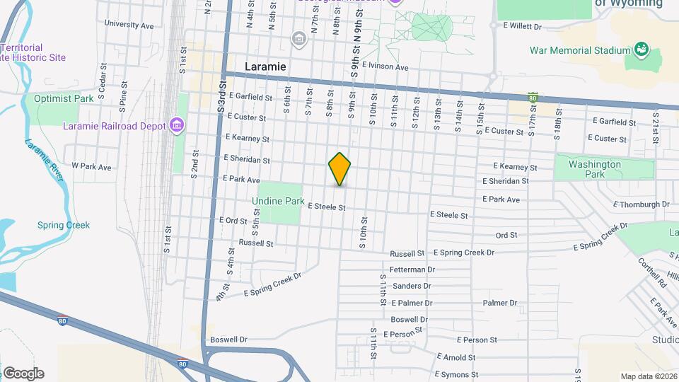 800 S 9th St Mapa y Detalles de la Ubicación