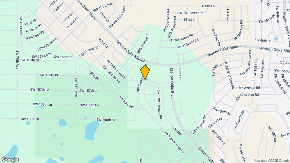 5887 SW 154th Lane Rd Map and Location Details